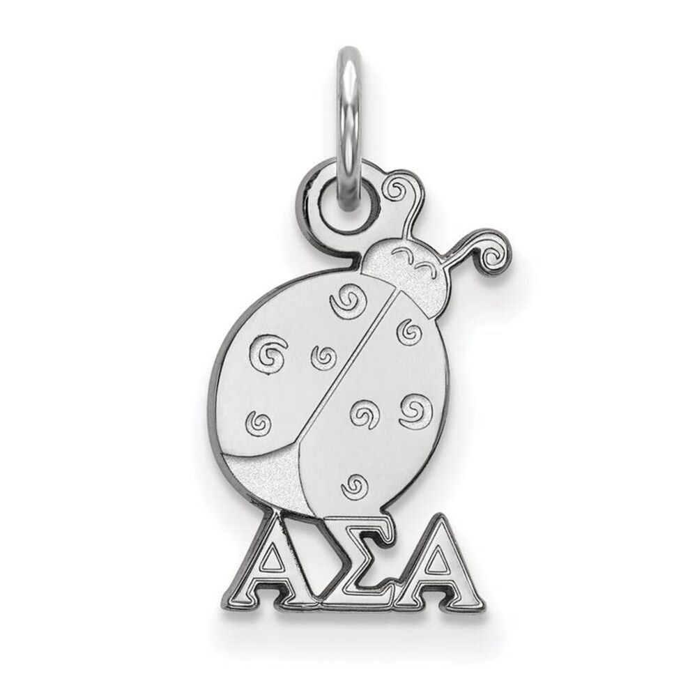Sterling Silver Alpha Sigma Alpha XS (Tiny) Charm or Pendant